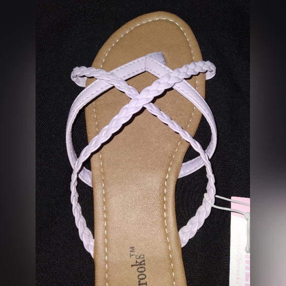 Boobie Brook Criss Cross Braided Sandals - Picture 4 of 5